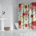 thumbnail image 3 of Waterproof Pioneer Shower Curtain 84x72 Inch Polyester Unique Colorful Floral Shower Curtain for Bathroom Hotel Home Decor with 12 Plastic Hooks, 3 of 5