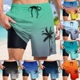 thumbnail image 5 of Kcolen Mens Swim Trunks,Compression Liner Swimming Shorts Swimwear Quick Dry Swimsuit Bathing Suits Board Shorts, 5 of 5