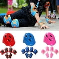 thumbnail image 3 of SNNROO Kids Aero style Bike Helmet with Elbow Pads Knee Pads Set  Multicolor, 3 of 6