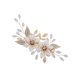 thumbnail image 3 of 1 unid boda bridal horquilla tocado adorno de pelo decoración del cabello (dorado), 3 of 4