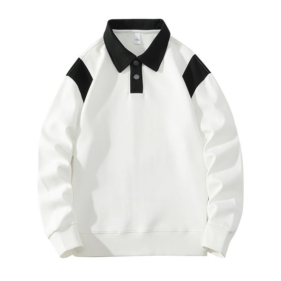 Gspmoly Oversized Tshirts for Men, Men'S Fashion Vintage Printed Button-Up Long-Sleeved Top Without Hoodie Summer Tops up to 60% Off