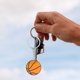 thumbnail image 4 of 2 llaveros con dije de baloncesto para amantes de los deportes, recuerdo de graduación, llavero de aficionado al baloncesto, llavero de baloncesto en miniatura, recuerdos de fiesta deportiva., 4 of 4