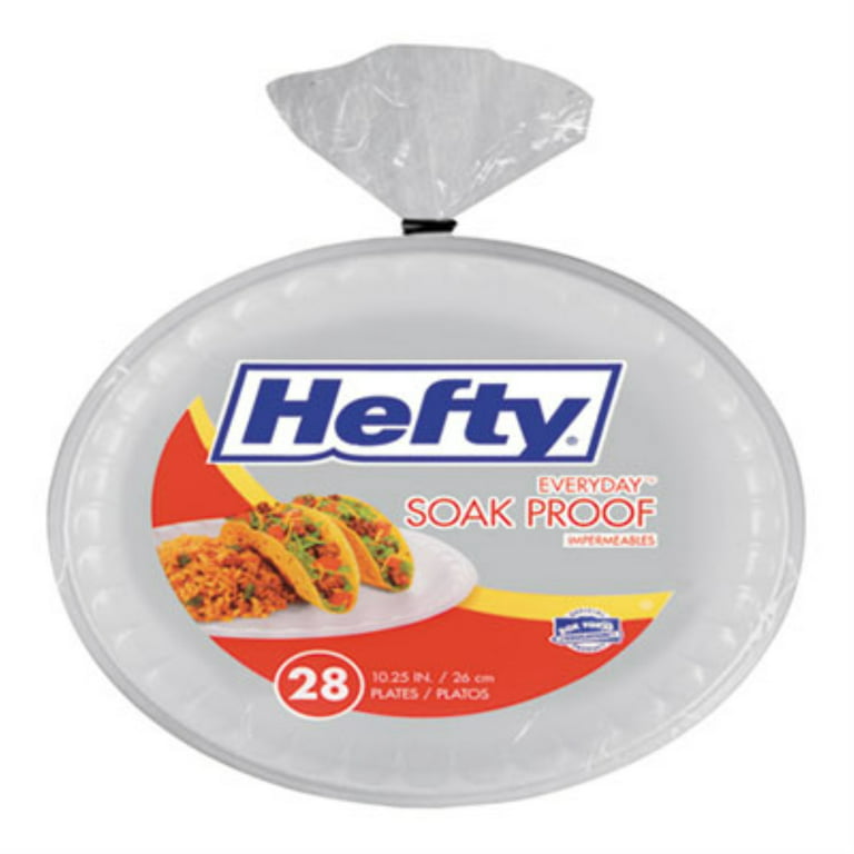 Hefty Everyday Soak Proof 10.25-Inch Plates, 25 ct - Food 4 Less