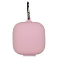 thumbnail image 1 of Creative Headphone Protection Box Metal Buckle Wireless Headset Storage Case and Silicone Skin Compatible for Pro Headset (Pink), 1 of 8