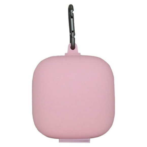 CIMAXIC Creative Headphone Protection Box Metal Buckle Wireless Headset Storage Case and Silicone Skin Compatible for Pro Headset (Pink),3.15"X3.15"X1.38"