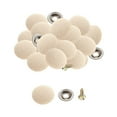 thumbnail image 4 of 50Pcs Bouton de Réparation de Toit de Voiture Boucle Fixe Simple Réparation de Garniture de Toit pour SUV Beige, 4 of 8