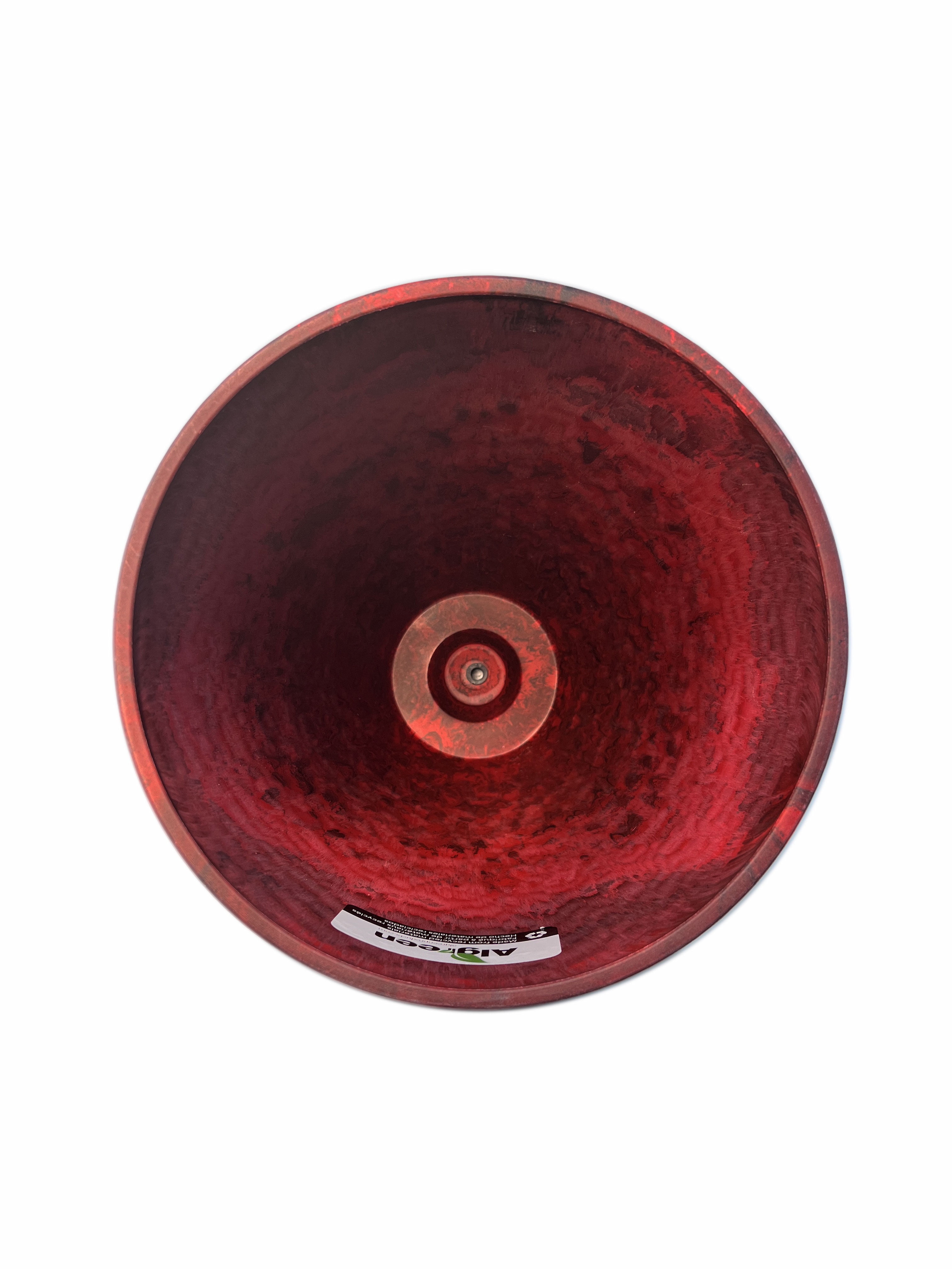 Acerra Curved Vase Planter, 11.5" x 20"H, Red