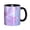 Black, variant on Cobalt Blue Flowers Coffee Mug Fun Custom Ceramic Mugs 11oz Black