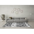thumbnail image 3 of Ahgly Company Indoor Rectangle Abstract Gray Modern Area Rugs, 5' x 7', 3 of 4