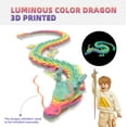 thumbnail image 6 of 3D Printed Dragon Glow in The Dark, 23.5 Inch 3D Dragon Fidget Toys for Autism/ADHD, Articulated Dragon for Home Office Car Desk Decor Toys, Easter Gifts, 6 of 10