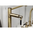 thumbnail image 4 of Kingston Brass KS4703DKL Kaiser Deck Mount Pot Filler Faucet, Antique Brass, 4 of 8