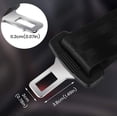thumbnail image 3 of 2 Pack Universal Car Seat Belt Extender, 23cm Adjustable (Black), 3 of 3