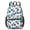 Police and Checkered, variant on Police and Checkered White Pattern 17" School Backpacks for Teens,Waterproof Oxford Fabric,S-Shape Padded Straps for School,Travel,Hiking,Camping