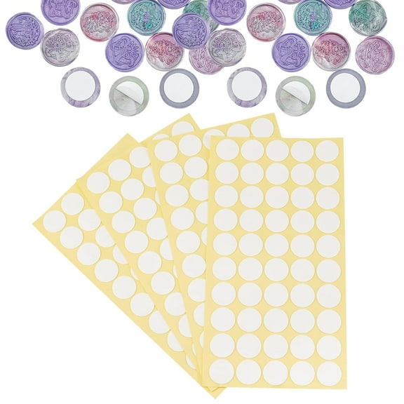 200pcs Removable Sticky Dots 1inch /25mm Clear Sticky Tack Adhesive Poster Tacky Putty Removable Round Invitations Envelopes