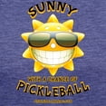 thumbnail image 3 of CafePress - Pickleball Sun With A Chance Of Pickleball T Shirt - Womens Tri-blend T-Shirt, 3 of 4