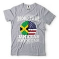 thumbnail image 5 of Proud To Be Jamaican American Shirt Jamaica USA Flag Shirt Jamaican Patriotic Gift Shirt (X-Large Military Green), 5 of 6