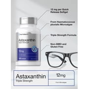 Triple Strength Astaxanthin 12mg Softgels | 120 Count | by Horbaach