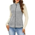 thumbnail image 2 of a.Jesdani Womens Fleece Vests lightweight Soft Fleece Vest Zip Jackets with Pockets M-3XL, 2 of 11