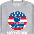 thumbnail image 3 of Woodstock - Original Poster - Americana - Men's Crew Neck Fleece Pullover, 3 of 5