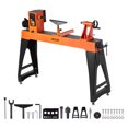 thumbnail image 1 of VEVOR Woodworking Lathe 2 HP 18 x 40 in Wood Lathe Machine Variable Speed 0-3200 RPM, 1 of 9