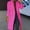 Hot Pink, variant on Holiday ! Jackets for Women Plus Size 4Xl,Fashion Women's Versatile Lapel Long Sleeve Medium Long Button Blazer