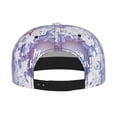 thumbnail image 2 of Susaid Round Snow Merry Christmas Print Baseball Cap Hip Hop Style Flat Visor Adjustable Outdoor Cap Unisex Adjustable Breathable, 2 of 7