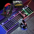 thumbnail image 4 of Juego de auriculares y alfombrilla para ratón con para juegos, ratón Negro Sunnimix Combo de teclado para juegos, 4 of 8