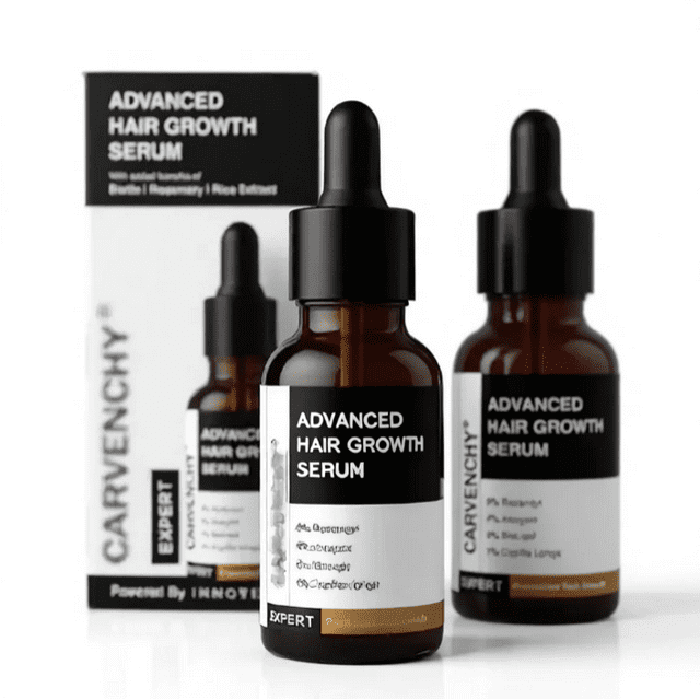 Scalp Care Serum with Botanical & Vitamin Complex, Lightweight Hair Conditioning Formula, 2 Pack, Makeup Organizer