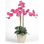 Triple Stem Phalaenopsis Silk Orchid Arrangement
