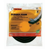 2PK Frost King Black Rubber Foam Weather Stripping Tape For Auto and Marine 10 ft. L x 7/16 in.