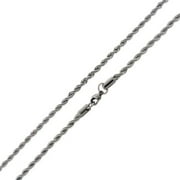 Stainless Steel Rope Chain Necklace 4.0MM (16" - 36" Avaiable)