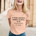thumbnail image 2 of Camiseta con estampado sarcástico para mujer - Camiseta informal de manga corta con frases divertidas, 2 of 5