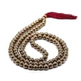 thumbnail image 2 of Copper Hematite Mala Beads 108 Buddhist Prayer Beads Japamala, 2 of 5