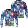 thumbnail image 3 of Happy New Year Sphynx Family Cheer Winter Midnight Firework All Over Print 3D Sweatshirt Unisex Merch Cat Lover Kitten Owner Gifts Idea - 02025, 3 of 6