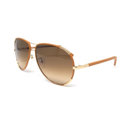 CHLOE Sunglasses CE100SL 722 GOLD-LIGHT BROWN Aviator Women's (Airoh Aviator Best Price)
