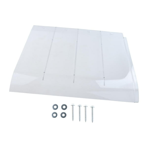 Toldo para puerta y ventana, transparente, elegante, resistente a impactos, con tornillos, cubierta de refugio para la lluvia para exteriores, jardín, 40cmx35cm