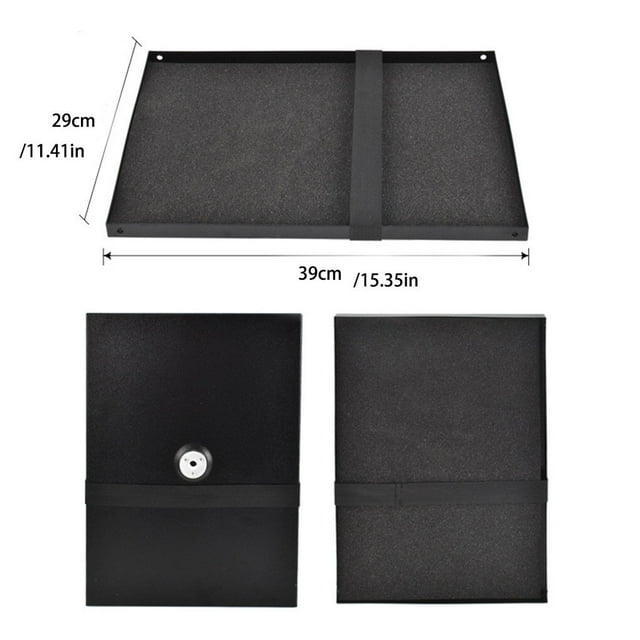 facefd Projecteur Portable de Bureau Plateau de Trépied en Métal Remplacement Chambre Support d'Ordinateur Portable Réutilisable Accessoires de Palette de Trépieds 29x39cm