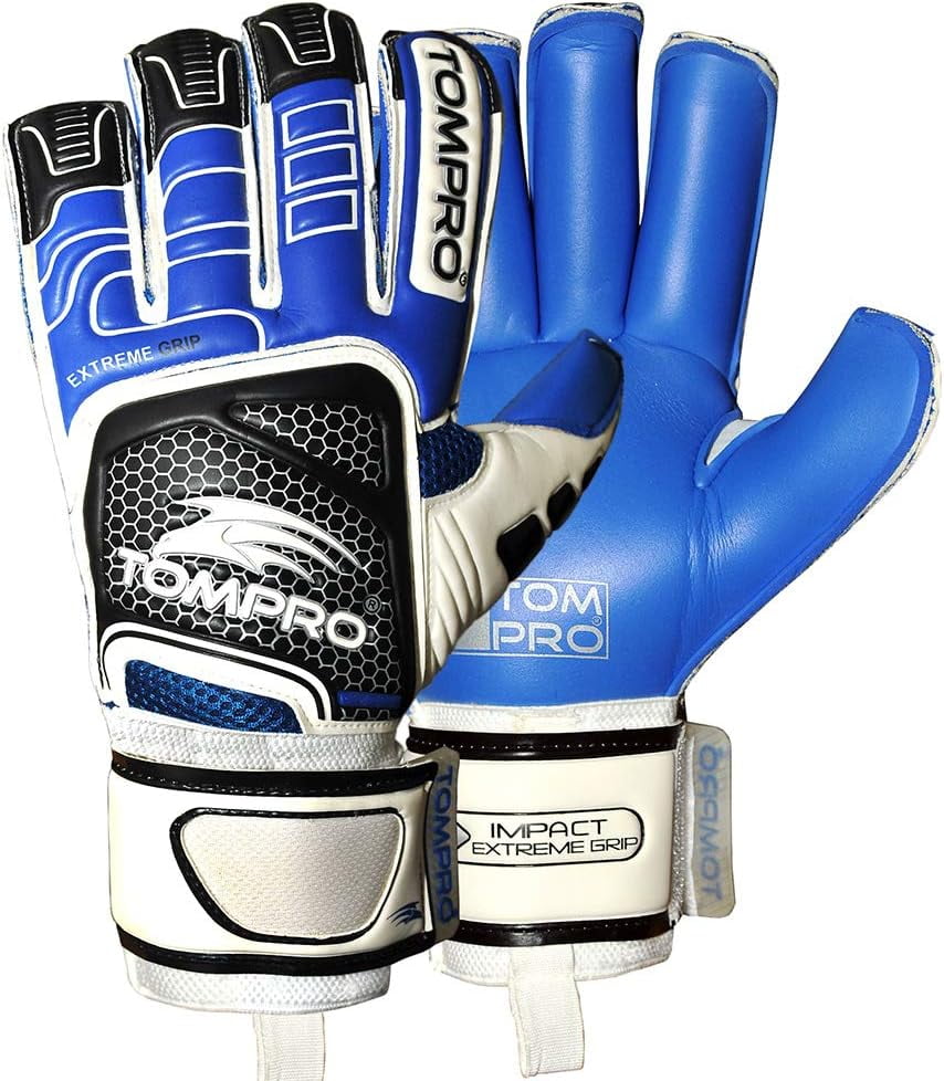 Tompro Extreme Grip Roll Finger Goalkeeper Goalie Gloves Giga Grip