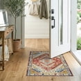 thumbnail image 2 of ODIKA 2'x3' Washable Doormat Boho Large Vintage Oushak Southwestern Lattice Motif Cream Farmhouse for Entryway, Kitchen, Laundry Room, Non-Slip, Low Pile, 2 of 7