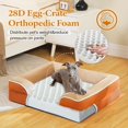 thumbnail image 2 of Orthopedic Dog Bed Washable Medium Dog Bed for Medium Dogs with Supportive Foam Layer Cover and Bottom for Small Medium and Large Dog Medium, 2 of 8