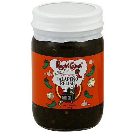 Ragin' Cajun Spicy Sweet Jalapeno Relish, 12 oz (Pack of 12)