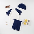 thumbnail image 4 of Kid Boys Chic Animals Printed One-Piece Rash Guard with Sun Hat 2pcs Swimsuit Pool Beach Bathing Suit (Cool Boy, 6), 4 of 5