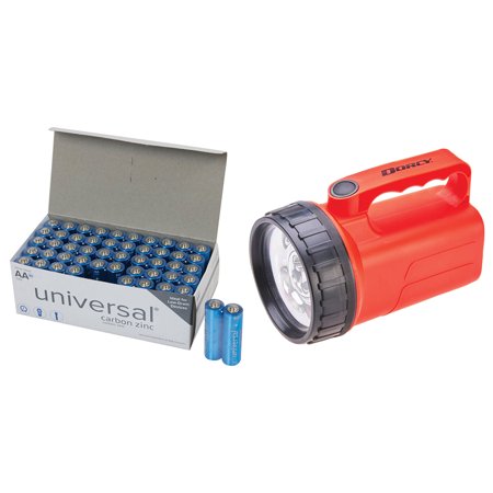 Floating Lantern Rubber - Dorcy 41-2079 100-Lumen Floating Lantern & UPG AA 50 PK