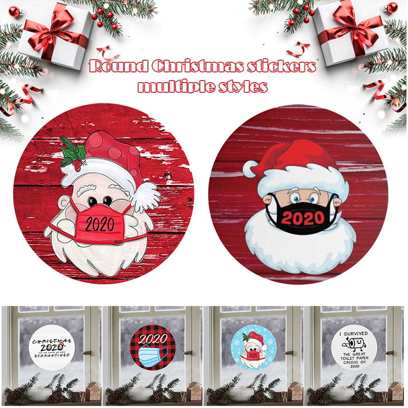 Details about   HO HO HO Christmas Window Sticker Decals XMAS Home Shop Decor 
