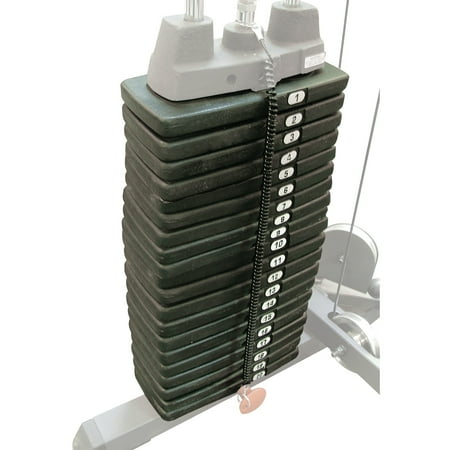 - Body-Solid 200 lb Weight Stack (for Smith Package or Half Rack Package)