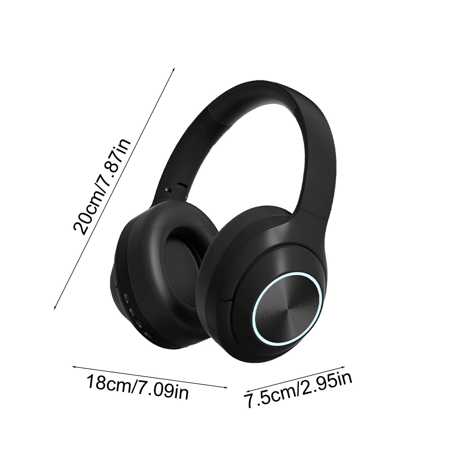 Bluetooth Earphone, Head Mounted Wired And Wireless Double Mode Foldable Soft Headband Low Latency High Battery 5.3 Sports Gaming Bluetooth Headphones Earphones