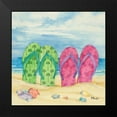 thumbnail image 2 of Brent, Paul 15x15 Black Modern Framed Museum Art Print Titled - Toes in the Sand II, 2 of 5