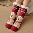 thumbnail image 3 of Sales Today Cute Ankle Crew Socks Under $5 GIJNRIUIUA Multicolor Crew Socks Women's Winter Soft Warm Fuzzy Fleece-Lined Grippers Slipper Socks No-Show Socks, 3 of 6