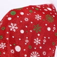 thumbnail image 2 of Gcvizuso Christmas Hats, Santa Hat, Red Plaid Christmas Hat Thick Golden Snowflake Hat Christmas Decoration Hat, 2 of 6