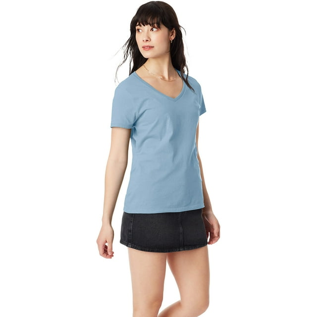 T-Shirt Col en V Parfait pour Femmes